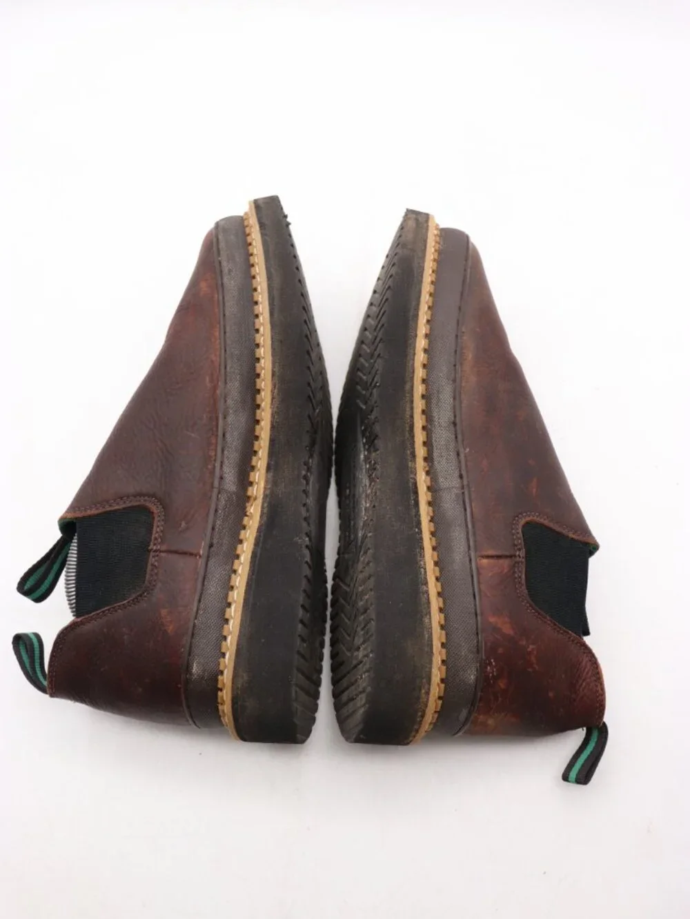 Georgia Giant Romeo Men's Size 11.5 W Work Shoes Boot Pull On Brown GR274